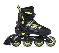 Roller en Ligne RAVEN Profession Pointure Ajustable - Noir/Lime - Taille 28-32(18cm-20,5cm) Réglable Mixte