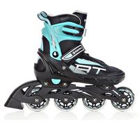Roller en Ligne RAVEN Profession Pointure Ajustable - Noir/Menthe - Taille 38-42 (25cm-27,5cm) Réglable Mixte