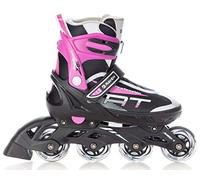 Roller en Ligne RAVEN Profession Pointure Ajustable - Noir/Rose - Taille 35-39 (23cm-25,5cm) Réglable Mixte