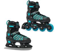Roller en Ligne Vella du 40 au 43 Adulte EnfantNoir Mixte Taille Ajustable Raven