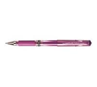 Roller encre gel Signo Broad UM153 Grip Pte Large 1mm Rose Métal G