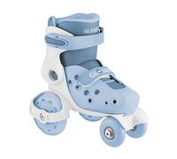 Roller enfant Globber Evolutifs d'apprentissage Taille 26-29 Bleu Pastel