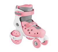 Roller enfant Globber Evolutifs d'apprentissage Taille 26-29 Rose Pastel