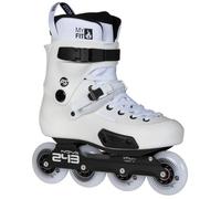 Roller Freestyle - Powerslide - Zoom Pro Nova 80 - Blanc - Roues 80mm - Roulements Abec 9 Multicolore