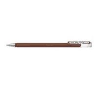 Pentel Stylo roller gel Mattehop K110-VEX encre opaque mate avec capuchon Marron