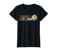 Roller Girl Patins à roulettes rétro T-Shirt Graphique avec Valeur