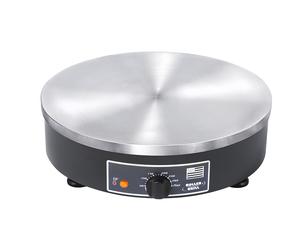 Roller Grill Crêpière traditionnelle bretonne en fonte - Ø 400 mm - Bilig 400 Noire