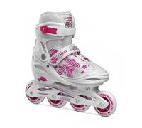Roller jr roces jokey 3.0 blanc-rose t34-37