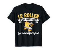Roller Moins Cher Qu'une Thérapie Patin à Roulettes Humour T-Shirt