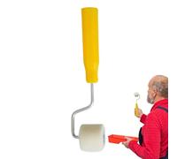 Roller Paint Brush -18cm Door Paint Roller | Painting Brush with No-Slip Handle | Multi-Functional High-Density Foam Sponge for Art Ceiling, Furniture, Outdoor Fence