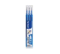 Roller - PILOT - FRIXION BALL BLS-FR7 - Pointe moyenne - Bleu ciel - Rechargeable et effaçable