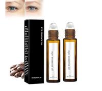 Roller pour les yeux à l'huile de ricin et à l'encens, Roller pour les yeux à l'huile de ricin, Roller Ball à l'huile de ricin (2 pcs)