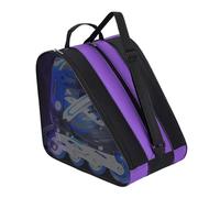 Roller Skate Bag - Triangle With Multi-pockets Adjustable Strap, 1 Figure Skate Apparatus, 15.35x11.02x14.17 Inch Gear For Kids, Adult, Beginners, Professionals, Training Venues, Daily Practice And Co