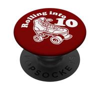 Roller Skate Rolling Into 10 PopSockets PopGrip Adhésif