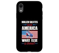 Roller Skates and America What Else is There 4 Juillet Coque pour iPhone XR