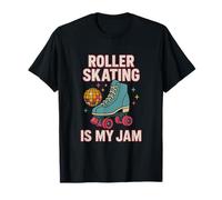 Roller Skating is My Jam Funny Retro Années 70 et 80 Roller Disco T-Shirt