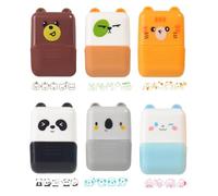 Roller Stamps for Kids - Stampers for Children| Cute Animal Pattern Stamp | 6pieces Drawing Animal Roller Stampers | Cute Cartoon Painting Toys fôr Family Crafting Creative Projects Classroom Art