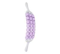 Roller Stick, Body Stick, Three-Row Deep Tissue, Flexible Bendable Design, Ideal for Recovery Routines in Yoga Running and Fitness, 18.5 Inches, Pink, Purple Color, 1 pièce