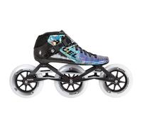 Roller vitesse Powerslide Accel Race Reflective 125 Noir 45
