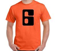 Rollerball Cult 70'S Sci-FI Movie Houston 6 Caan T-Shirt Graphic Top Tee Camiseta Short-Sleeved Men's T-Shirt Orange