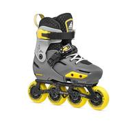 Rollerblade APEX Patins à roulettes en Ligne pour garçon - Charbon Actif/Jaune - Pointure 33-36