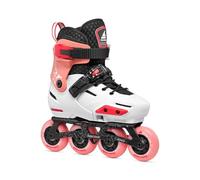Rollerblade APEX Urban Roller en Ligne pour garçon Platine/Corail Pointure 33-36