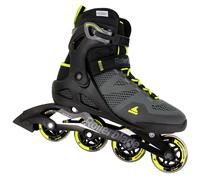 Rollerblade Macroblade 80 Rollers en Ligne Unisexe Adulte, Noir/Citron 39