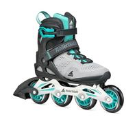 Rollerblade Macroblade 80 W Rollers en Ligne pour Femme Gris/Bleu Sarcelle 40,5/41
