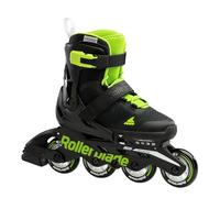 ROLLERBLADE Microblade Patins Adulte Unisexe, Nero/Verde, 23