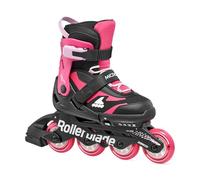 Rollerblade Microblade Rollers en Ligne pour Fille Noir/Rose Pointure 33-36,5