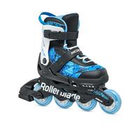 Rollerblade Microblade SL Patins à roulettes en Ligne pour garçon Noir/Bleu Ciel Pointure 33-36,5