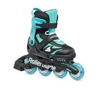Rollerblade Microblade Urban Rollers en Ligne pour Enfant Unisexe Noir/Bleu Clair Pointure 36,5-40,5