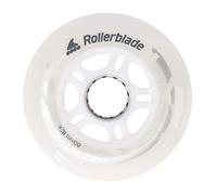 Rollerblade Moonbeam 80mm/82A LED Wheel 4-Pack, WHITE