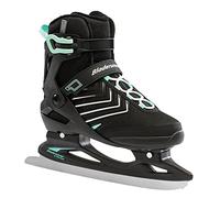 Rollerblade W Bladerunner Ice Igniter XT Patins à Glace pour Femme, Noir et Vert d'hiver, 6 UK