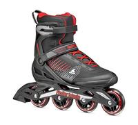 Rollerblade ZETRABLADE Rollers en Ligne pour Homme, Rollers de Fitness, Noir/Rouge, 38/38,5