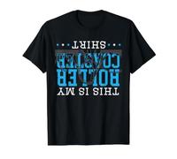 Rollercoaster Dessous de Verre Ride This is My Best Roller T-Shirt Graphique avec Valeur, Homme, Noir, M
