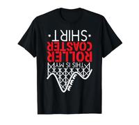 Rollercoaster Dessous de Verre Ride This is My Best Roller T-Shirt Graphique avec Valeur, Homme, Noir, L