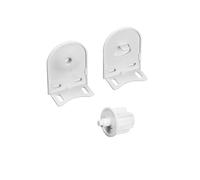 Rollerhouse 38/40 mm Kit de réparation de store enrouleur de fenêtre Supports de fixation pour stores électriques avec tube de 1 1/2", 1 paire Blanc