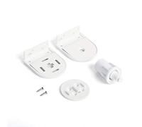 Rollerhouse Kit de réparation de store enrouleur de 32 mm, supports de montage pour fenêtre, accessoires de store enrouleur pour stores électriques avec tube de 3,8 cm, 1 paire, blanc