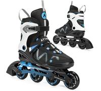 Rollers Attabo Bliss pour Hommes 44 EU Confort et Sécurité Coque Semi-Dure Roues en Aluminium 80 mm Roulements en PU ABEC-7 Réglable pour Un Meilleur Ajustement