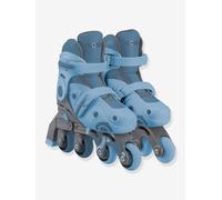 Globber - Learning 2EN1 - Rollers évolutifs d'apprentissage - Taille 1 du 26 au 29, Bleu