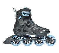 Rollers Femme - Rollerblade - Macroblade 84 Boa - Noir/Bleu - Taille 42 - Confort Et Performance Multicolore