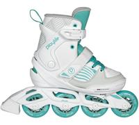 rollers inline Light Breeze 82A blanc/turquoise taille 29/32