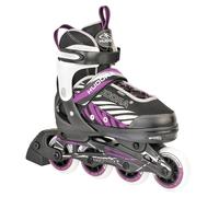 Hudora Rollers Mia - Réglables en 4 tailles - 29-32 Enfants Noir/Violet