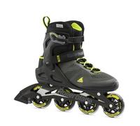 Rollerblade Macroblade 80 Rollers en Ligne. Adulte Unisexe, Noir/Citron Vert, 40