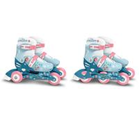 Patins en ligne 2-en-1 - LA REINE DES NEIGES - Fille - Bleu - Taille 27-30