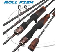 ROLLFISH-Leurre spinning UL en fibre de carbone super doux, action rapide, 1-9g, 1.38-1.8m, pour la pêche à la truite Casting Rod