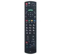 ROLLGAN N2QAYB000428 Télécommande de rechange compatible avec Panasonic N2QAYB000428 pour TV TX-L32G10B TX-L37G10B TX-P50X25E TX-PF37X20 TX-PF42S20 TX-PF42X20