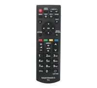 ROLLGAN N2QAYB000815 Télécommande de Remplacement Compatible avec Panasonic LCD LED TV TX-L42B6ES TX-L50EM6B TX-L50EM6E TX-L50EM6Y TX-P42X60E TX-P50X60E TX-L32B6B TX-L32B6BS TX-L32B6ES TX-L32EM6B