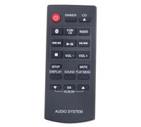 ROLLGAN N2QAYB000984 Télécommande de Remplacement Compatible avec Panasonic CD Stereo System SC-PM600 SA-PM600 SB-PM500 SC-UX100 SA-UX100 SB-UX100 SC-HC200 SA-HC395 SA-HC397 SC-PM254 SA-PM254 SB-PM02